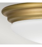 Elstead Lighting Plafon Brompton - 1 źródło światła - Szczotkowany mosiądz IP44 BATH-BROMPTON-F-BB Elstead Lighting Plafon Brompton - 1 źródło światła - Szczotkowany mosiądz IP44 BATH-BROMPTON-F-BB