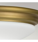 Elstead Lighting Plafon Brompton - 1 źródło światła - Szczotkowany mosiądz IP44 BATH-BROMPTON-F-BB Elstead Lighting Plafon Brompton - 1 źródło światła - Szczotkowany mosiądz IP44 BATH-BROMPTON-F-BB