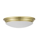 Elstead Lighting Plafon Brompton - 1 źródło światła - Polerowany mosiądz IP44 BATH-BROMPTON-F-PB Elstead Lighting Plafon Brompton - 1 źródło światła - Polerowany mosiądz IP44 BATH-BROMPTON-F-PB