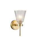 Kinkiety łazienkowe - Elstead Lighting Kinkiet Gunnislake - 1 źródło światła - Szczotkowany mosiądz IP44 BATH-GUNNIS1-BB - product 1