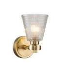 Kinkiety łazienkowe - Elstead Lighting Kinkiet Gunnislake - 1 źródło światła - Szczotkowany mosiądz IP44 BATH-GUNNIS1-BB - product 4