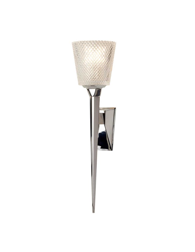 Elstead Lighting Kinkiet Verity - 1 źródło światła - Polerowany chrom IP44 BATH-VERITY-PC