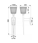 Kinkiety łazienkowe - Elstead Lighting Kinkiet Verity - 1 źródło światła - Polerowany chrom IP44 BATH-VERITY-PC - product 5