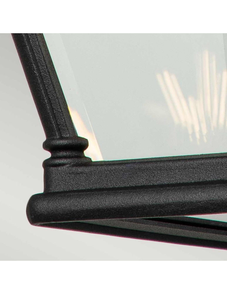 Kinkiety zewnętrzne - Elstead Lighting Duża latarnia naścienna Bayview - 1 źródło światła IP44 BAYVIEW-2L-BK - product kolory-swiatla.pl 5