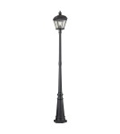 Lampy zewnętrzne latarnie - Elstead Lighting Duża Latarnia stojąca Bayview - 1 źródło światła IP44 BAYVIEW-5L-BK - product 1