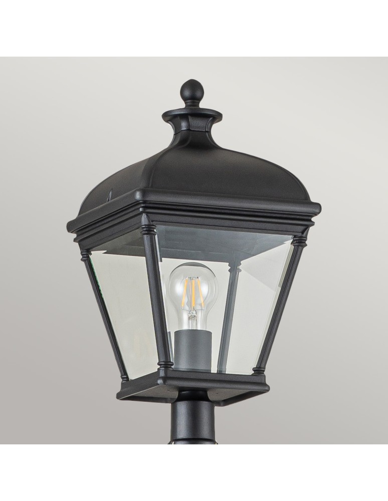 Lampy zewnętrzne latarnie - Elstead Lighting Duża Latarnia stojąca Bayview - 1 źródło światła IP44 BAYVIEW-5L-BK - product kolory-swiatla.pl 2