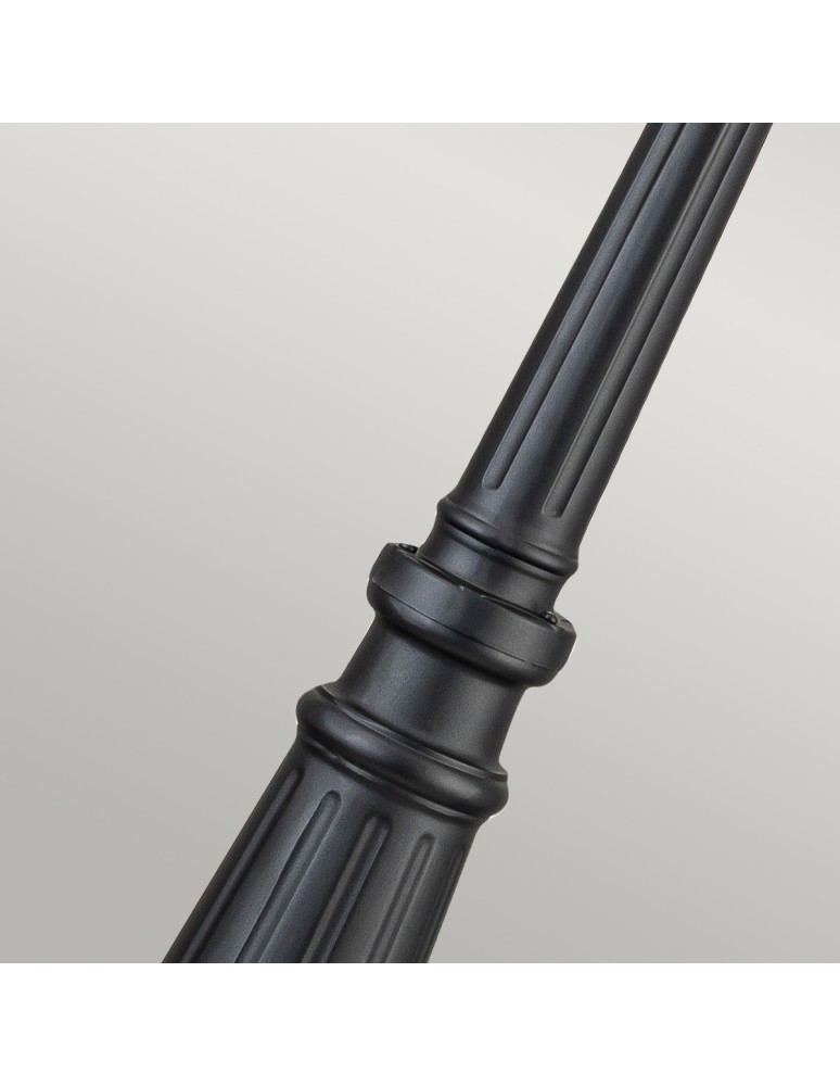 Lampy zewnętrzne latarnie - Elstead Lighting Duża Latarnia stojąca Bayview - 1 źródło światła IP44 BAYVIEW-5L-BK - product kolory-swiatla.pl 4