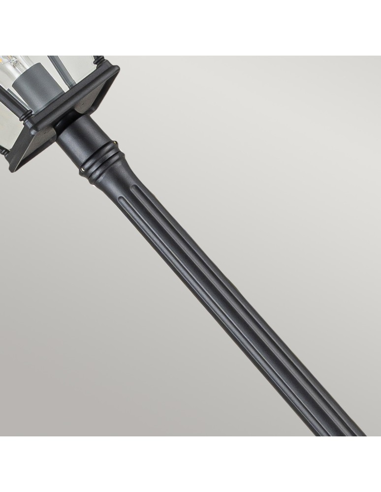 Lampy zewnętrzne latarnie - Elstead Lighting Duża Latarnia stojąca Bayview - 1 źródło światła IP44 BAYVIEW-5L-BK - product kolory-swiatla.pl 5