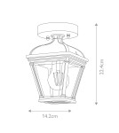Elstead Lighting Latarnia wisząca Bayview - 1 źródło światła IP44 BAYVIEW-PORCH-BK Elstead Lighting Latarnia wisząca Bayview - 1 źródło światła IP44 BAYVIEW-PORCH-BK