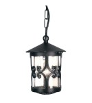Lampy zewnętrzne wiszące - Elstead Lighting Latarnia wisząca Hereford - 1 źródło światła IP23 BL13B-BLACK - product 1