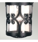 Lampy zewnętrzne wiszące - Elstead Lighting Latarnia wisząca Hereford - 1 źródło światła IP23 BL13B-BLACK - product 4