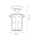 Elstead Lighting Latarnia wisząca Hereford - 1 źródło światła IP43 BL21A-BLACK Elstead Lighting Latarnia wisząca Hereford - 1 źródło światła IP43 BL21A-BLACK