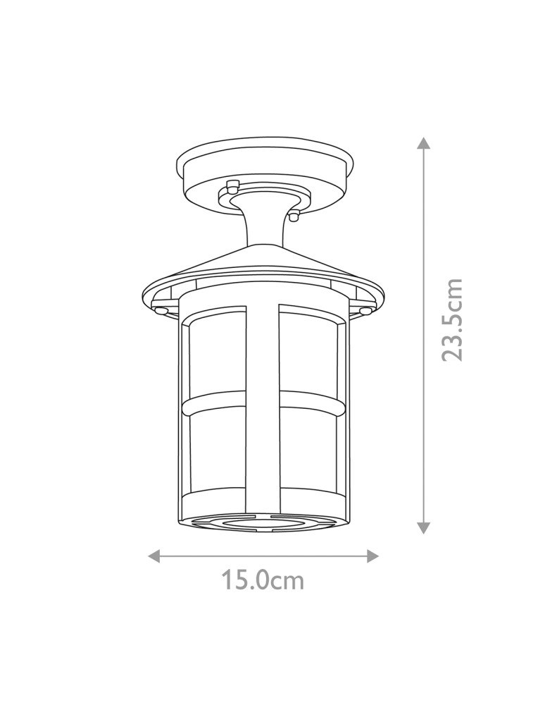 Elstead Lighting Latarnia wisząca Hereford - 1 źródło światła IP43 BL21A-BLACK Elstead Lighting Latarnia wisząca Hereford - 1 źródło światła IP43 BL21A-BLACK