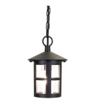 Lampy zewnętrzne wiszące - Elstead Lighting Latarnia wisząca Hereford - 1 źródło światła IP43 BL21B-BLACK - product 1