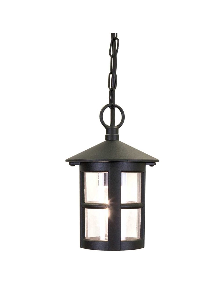Elstead Lighting Latarnia wisząca Hereford - 1 źródło światła IP43 BL21B-BLACK