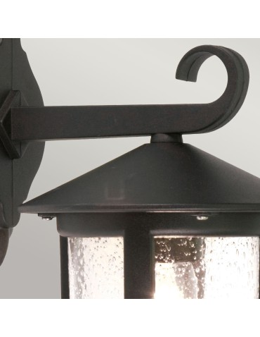 Elstead Lighting Duża latarnia naścienna Hereford - 1 źródło światła IP43 BL21-G-BLACK - produkt 2