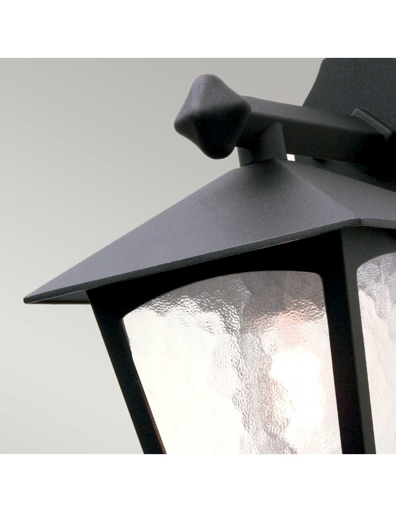 Kinkiety zewnętrzne - Elstead Lighting Latarnia naścienna York - 1 źródło światła IP23 BL2-BLACK - product kolory-swiatla.pl 3
