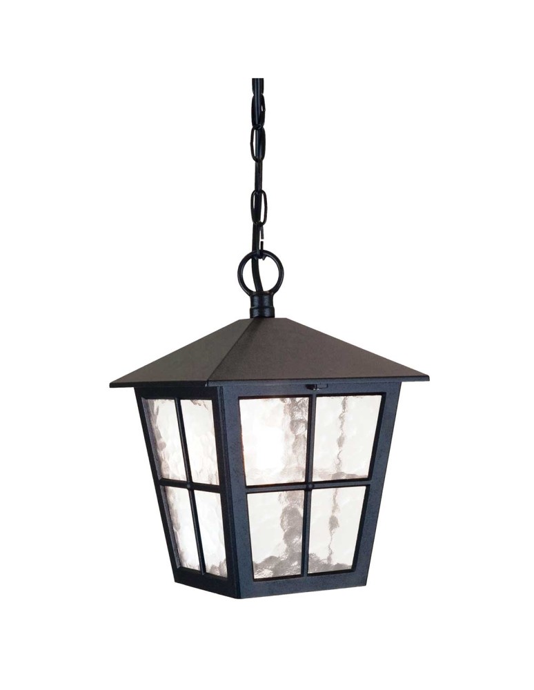 Elstead Lighting Latarnia wisząca Canterbury - 1 źródło światła IP43 BL48M-BLACK