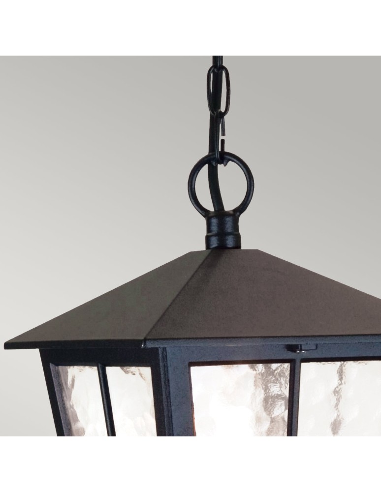 Elstead Lighting Latarnia wisząca Canterbury - 1 źródło światła IP43 BL48M-BLACK