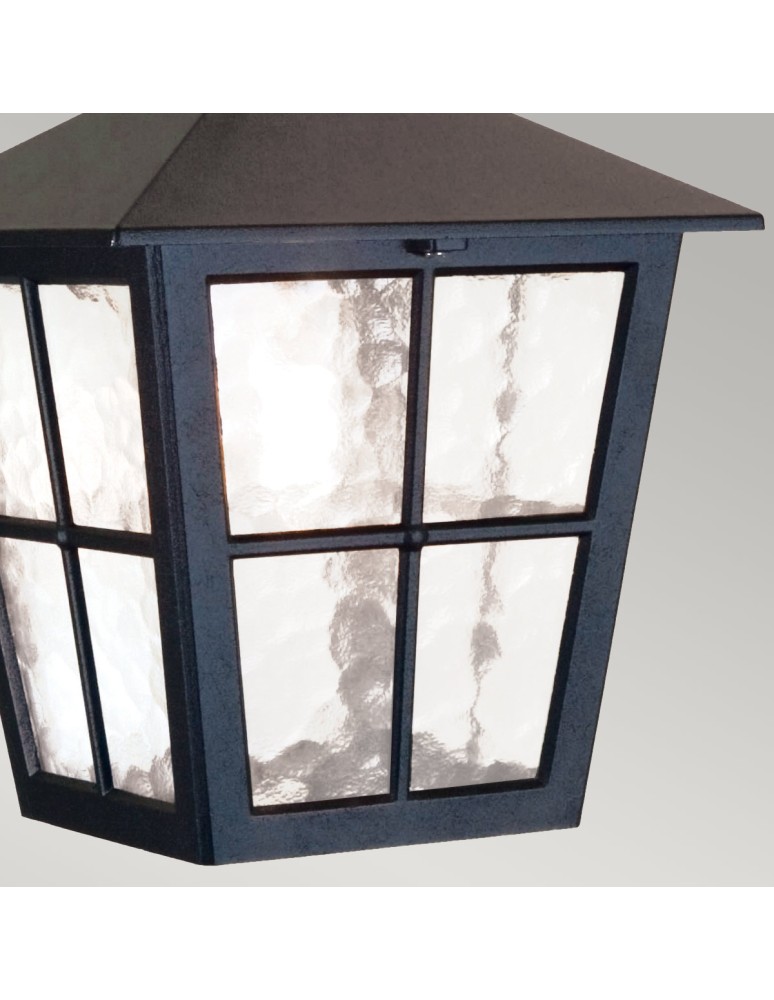 Elstead Lighting Latarnia wisząca Canterbury - 1 źródło światła IP43 BL48M-BLACK