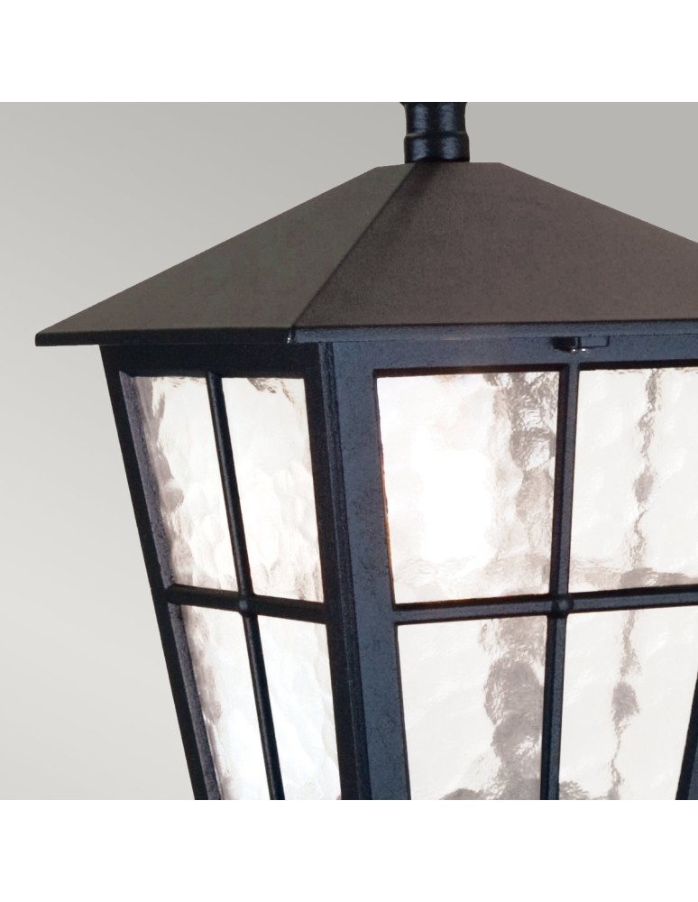 Elstead Lighting Latarnia wisząca Canterbury - 1 źródło światła IP43 BL48M-BLACK