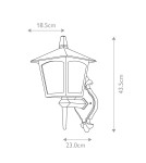 Elstead Lighting Latarnia naścienna York - 1 źródło światła IP23 BL5-BLACK Elstead Lighting Latarnia naścienna York - 1 źródło światła IP23 BL5-BLACK