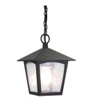 Lampy zewnętrzne wiszące - Elstead Lighting Latarnia wisząca York - 1 źródło światła IP23 BL6B-BLACK - product 1