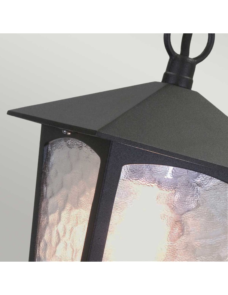 Elstead Lighting Latarnia wisząca York - 1 źródło światła IP23 BL6B-BLACK