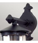 Kinkiety zewnętrzne - Elstead Lighting Latarnia naścienna Hereford - 1 źródło światła IP23 BL8-BLACK - product 2