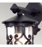 Kinkiety zewnętrzne - Elstead Lighting Latarnia naścienna Hereford - 1 źródło światła IP23 BL8-BLACK - product 4