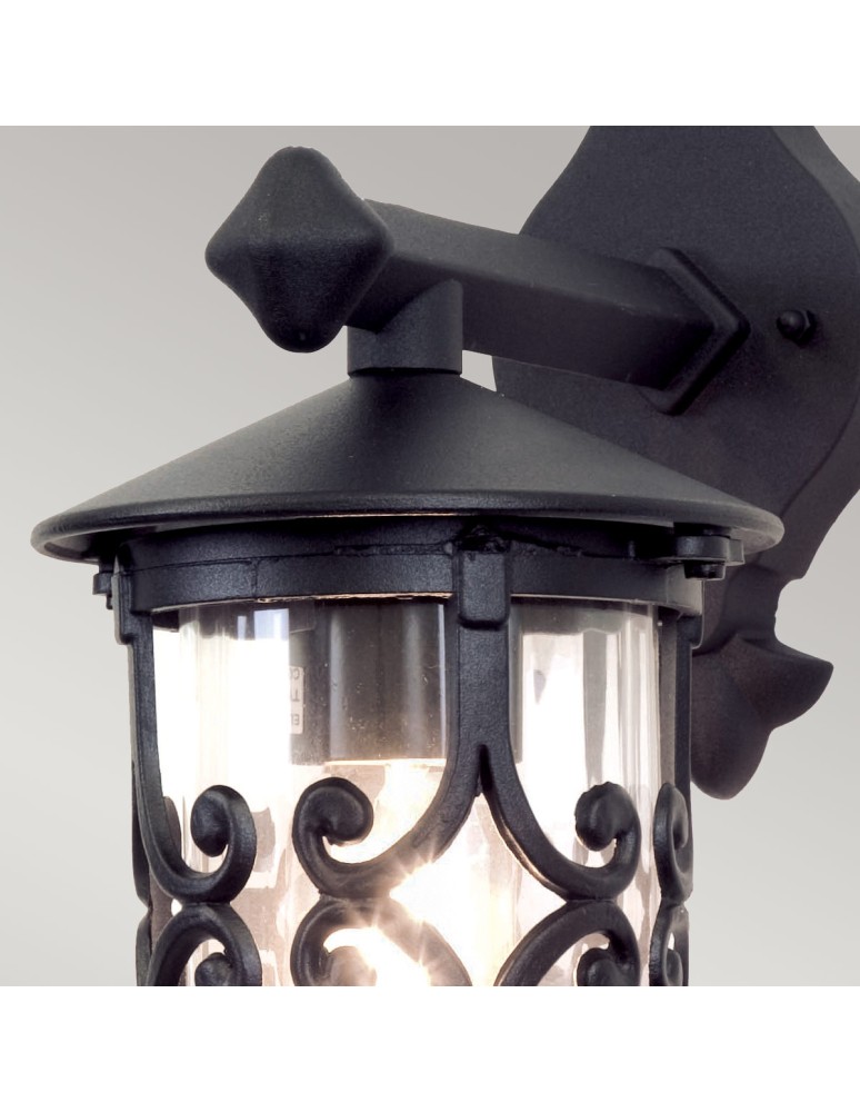 Elstead Lighting Latarnia naścienna Hereford - 1 źródło światła IP23 BL8-BLACK