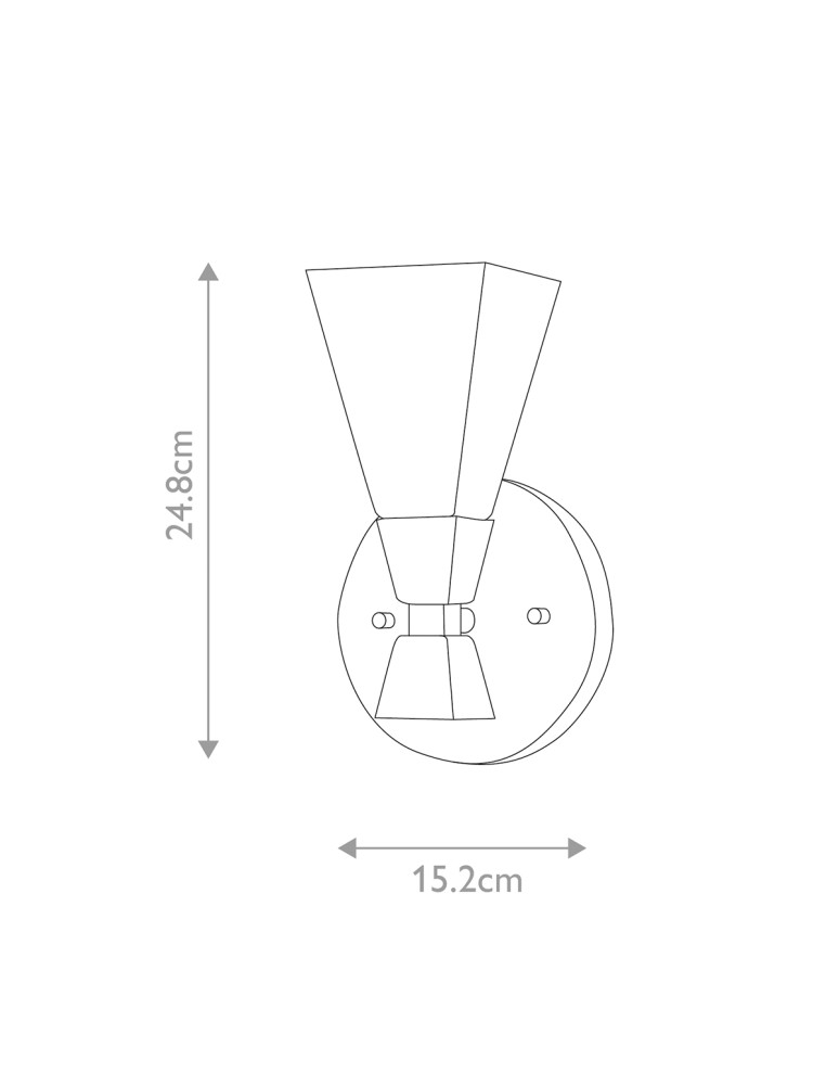 Elstead Lighting Kinkiet Bowtie - 1 źródło światła IP44 BOWTIE-1-MB Elstead Lighting Kinkiet Bowtie - 1 źródło światła IP44 BOWTIE-1-MB