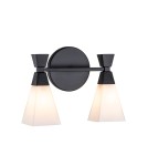 Kinkiety łazienkowe - Elstead Lighting Kinkiet Bowtie - 2 źródła światła IP44 BOWTIE-2-MB - product 1