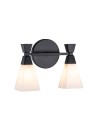 Elstead Lighting Kinkiet Bowtie - 2 źródła światła IP44 BOWTIE-2-MB