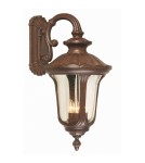 Kinkiety zewnętrzne - Elstead Lighting Duża latarnia naścienna Chicago - 4 źródła światła - Rdzawa brązowa patyna IP44 CC2-L - product 1