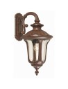 Elstead Lighting Średnia latarnia naścienna Chicago - 1 źródło światła - Rdzawa brązowa patyna IP44 CC2-M