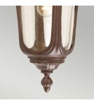 Kinkiety zewnętrzne - Elstead Lighting Średnia latarnia naścienna Chicago - 1 źródło światła - Rdzawa brązowa patyna IP44 CC2-M - product 4