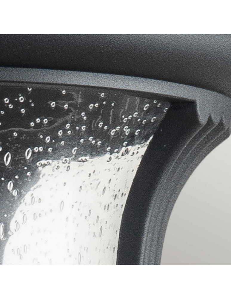 Elstead Lighting Średnia latarnia naścienna Chicago - 1 źródło światła - Teksturowana czerń IP44 CC2-M-BK Elstead Lighting Średnia latarnia naścienna Chicago - 1 źródło światła - Teksturowana czerń IP44 CC2-M-BK