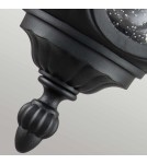Elstead Lighting Średnia latarnia naścienna Chicago - 1 źródło światła - Teksturowana czerń IP44 CC2-M-BK Elstead Lighting Średnia latarnia naścienna Chicago - 1 źródło światła - Teksturowana czerń IP44 CC2-M-BK