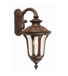 Elstead Lighting Mała latarnia naścienna Chicago - 1 źródło światła - Rdzawa brązowa patyna IP44 CC2-S Elstead Lighting Mała latarnia naścienna Chicago - 1 źródło światła - Rdzawa brązowa patyna IP44 CC2-S