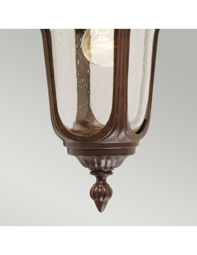 Elstead Lighting Mała latarnia naścienna Chicago - 1 źródło światła - Rdzawa brązowa patyna IP44 CC2-S Elstead Lighting Mała latarnia naścienna Chicago - 1 źródło światła - Rdzawa brązowa patyna IP44 CC2-S