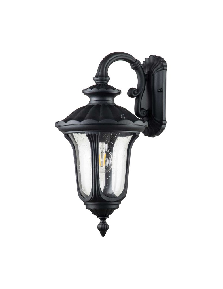 Elstead Lighting Mała latarnia naścienna Chicago - 1 źródło światła - Teksturowana czerń IP44 CC2-S-BK Elstead Lighting Mała latarnia naścienna Chicago - 1 źródło światła - Teksturowana czerń IP44 CC2-S-BK