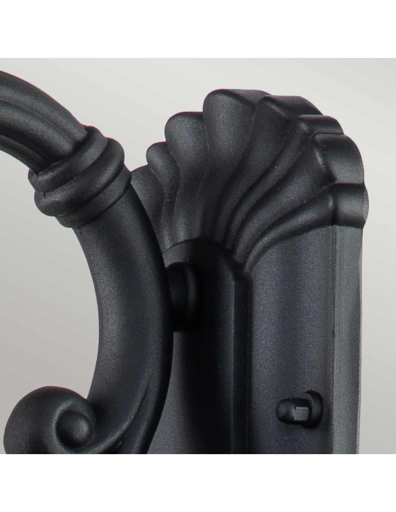 Elstead Lighting Mała latarnia naścienna Chicago - 1 źródło światła - Teksturowana czerń IP44 CC2-S-BK Elstead Lighting Mała latarnia naścienna Chicago - 1 źródło światła - Teksturowana czerń IP44 CC2-S-BK