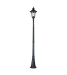 Lampy zewnętrzne latarnie - Elstead Lighting Latarnia stojąca Chicago - 1 źródło światła - Teksturowana czerń IP44 CC5-M-BK - product 2