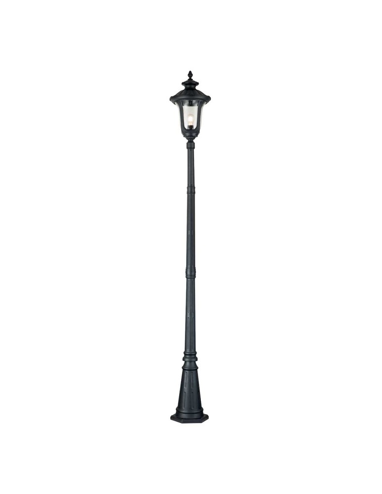 Lampy zewnętrzne latarnie - Elstead Lighting Latarnia stojąca Chicago - 1 źródło światła - Teksturowana czerń IP44 CC5-M-BK - product kolory-swiatla.pl 2