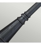 Lampy zewnętrzne latarnie - Elstead Lighting Latarnia stojąca Chicago - 1 źródło światła - Teksturowana czerń IP44 CC5-M-BK - product 3