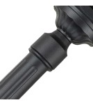 Lampy zewnętrzne latarnie - Elstead Lighting Latarnia stojąca Chicago - 1 źródło światła - Teksturowana czerń IP44 CC5-M-BK - product 4