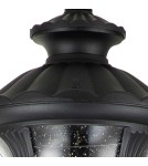 Lampy zewnętrzne latarnie - Elstead Lighting Latarnia stojąca Chicago - 1 źródło światła - Teksturowana czerń IP44 CC5-M-BK - product 5