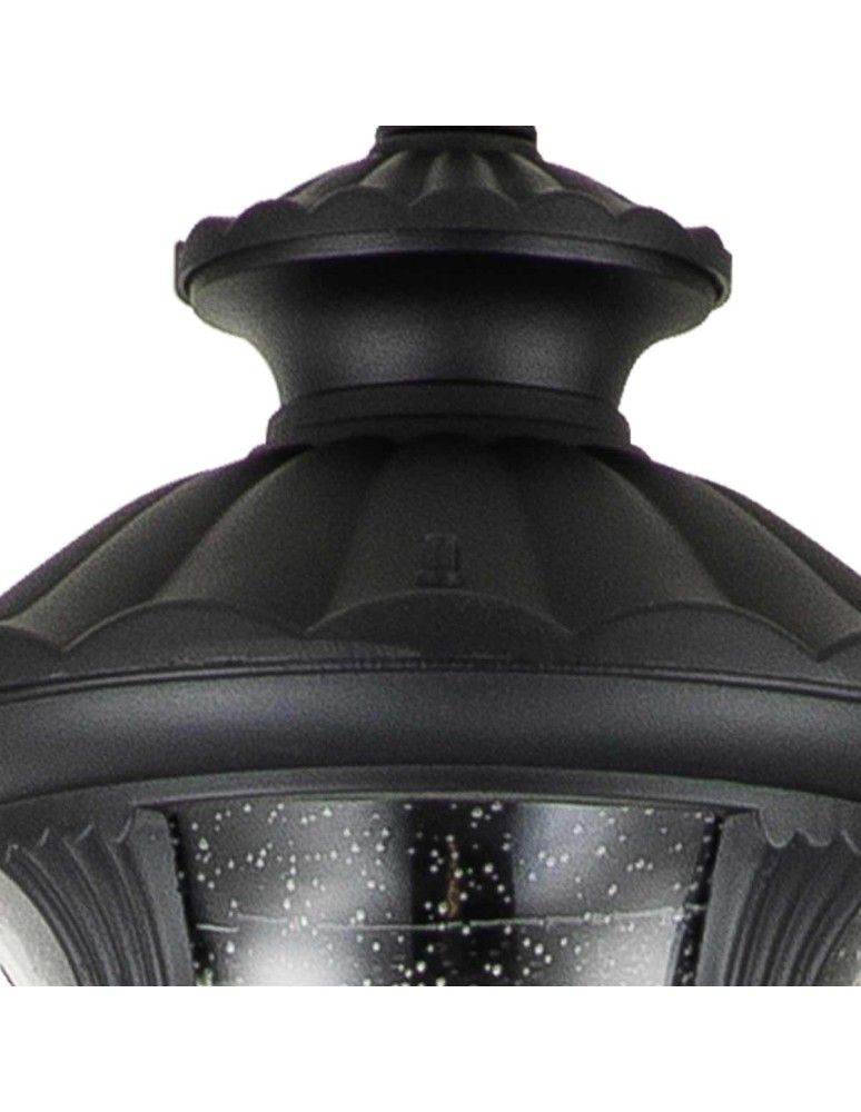 Lampy zewnętrzne latarnie - Elstead Lighting Latarnia stojąca Chicago - 1 źródło światła - Teksturowana czerń IP44 CC5-M-BK - product kolory-swiatla.pl 5