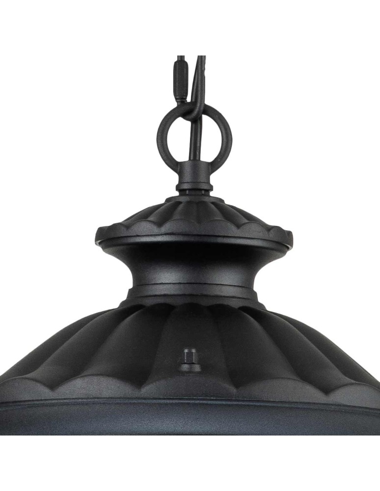 Elstead Lighting Mała latarnia wisząca Chicago - 1 źródło światła - Teksturowana czerń IP44 CC8-S-BK Elstead Lighting Mała latarnia wisząca Chicago - 1 źródło światła - Teksturowana czerń IP44 CC8-S-BK